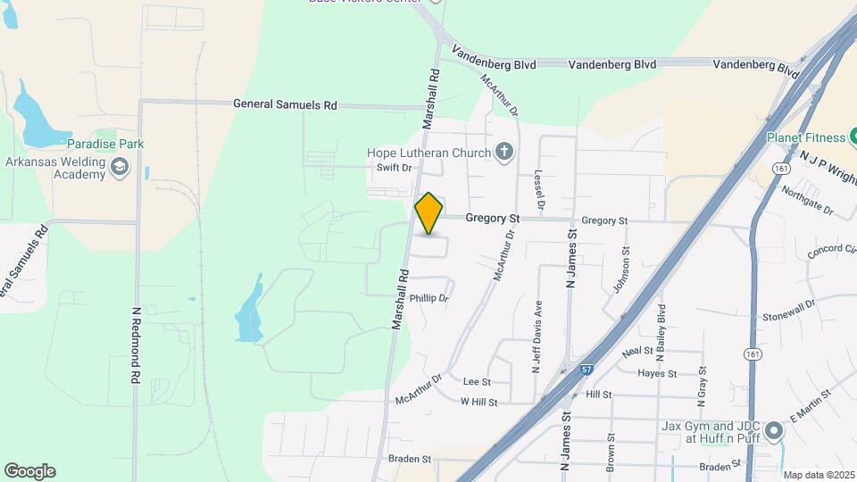 1511 Rebel Dr Map and Location Details