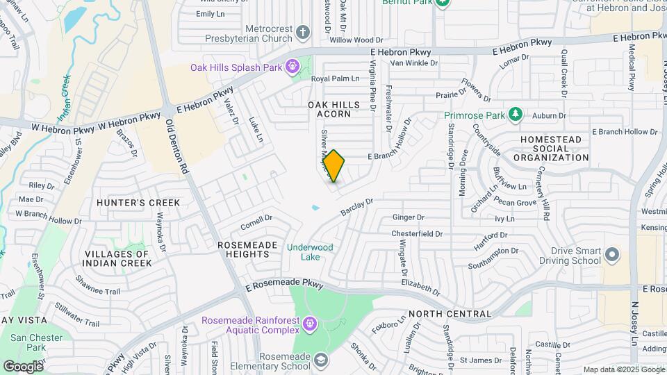 3801 Silver Maple Dr Map and Location Details