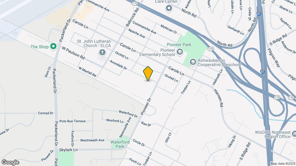 1409 Avondale Dr Mapa y Detalles de la Ubicación