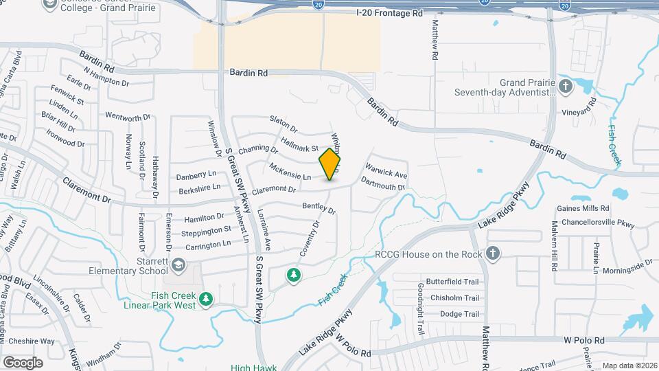 2414 Claremont Dr Map and Location Details