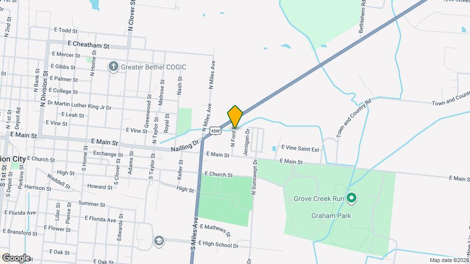 205 N Ford St, Unit 4 Mapa y Detalles de la Ubicación