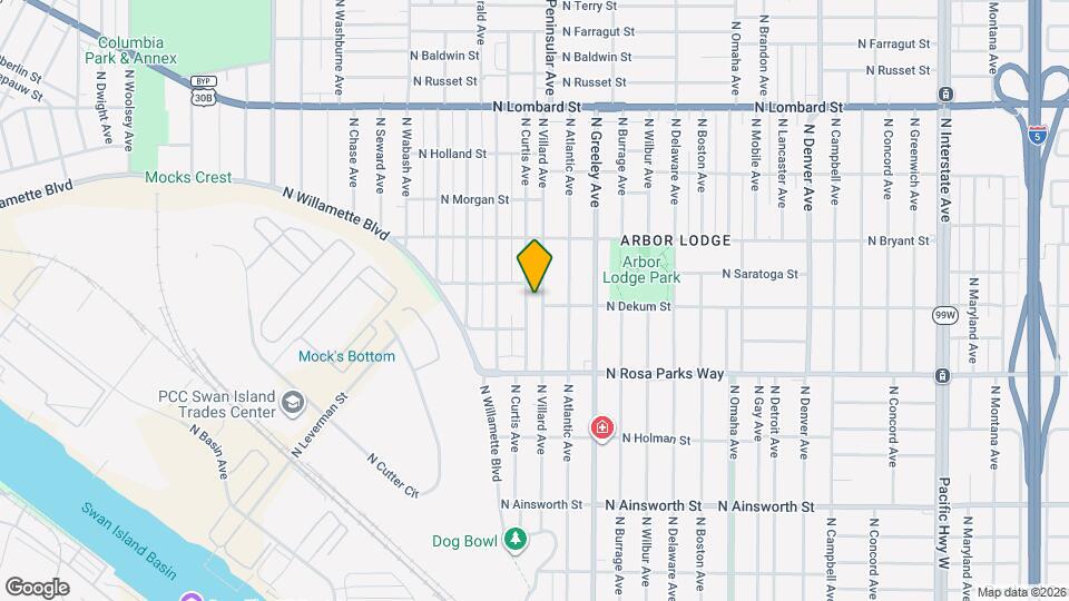 6807 N Villard Ave Map and Location Details