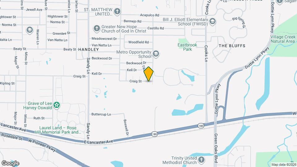 7632 Craig St Map and Location Details