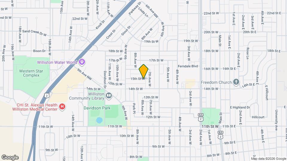 709 15th St W Mapa y Detalles de la Ubicación
