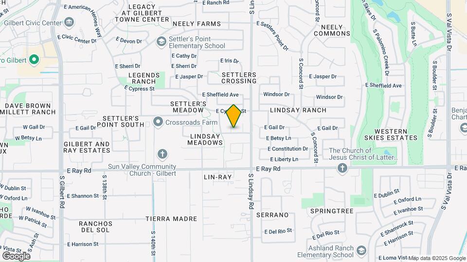 1445 S Park Grove Cir Map and Location Details