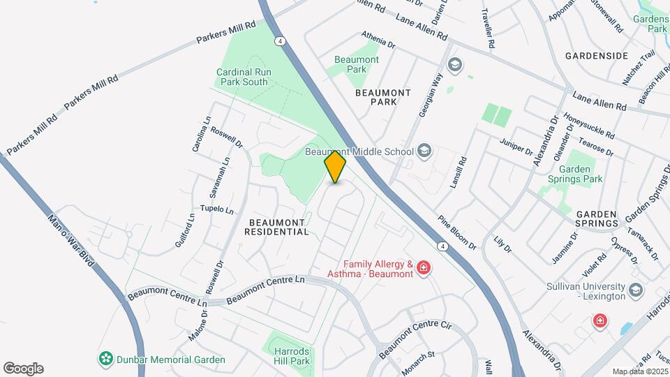 2017 Allegheny Way Map and Location Details