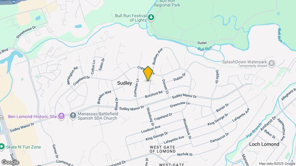 7508 Roxbury Ave Map and Location Details