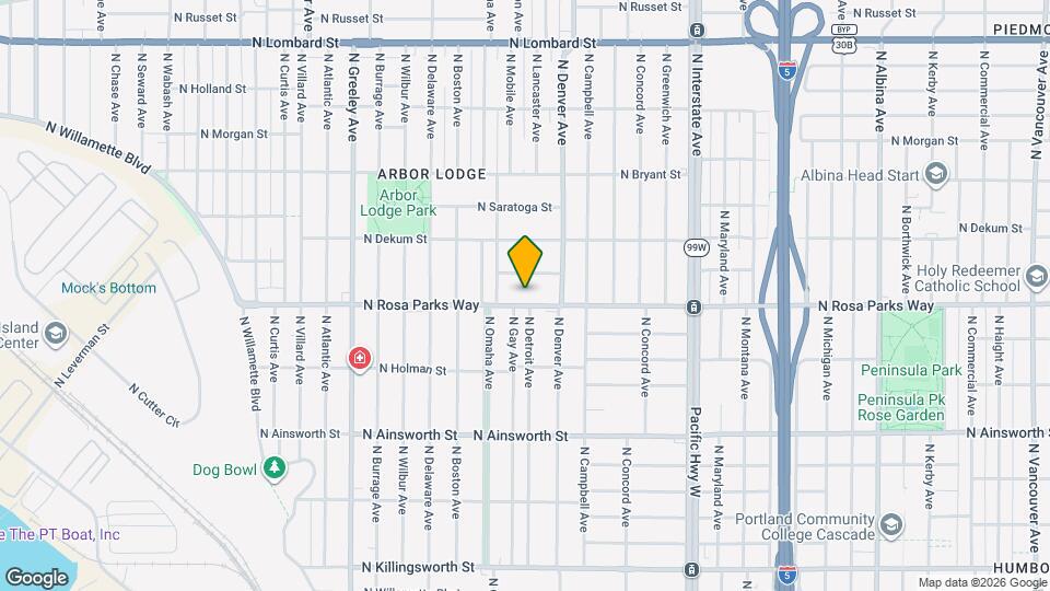 2101 N Rosa Parks Way Map and Location Details