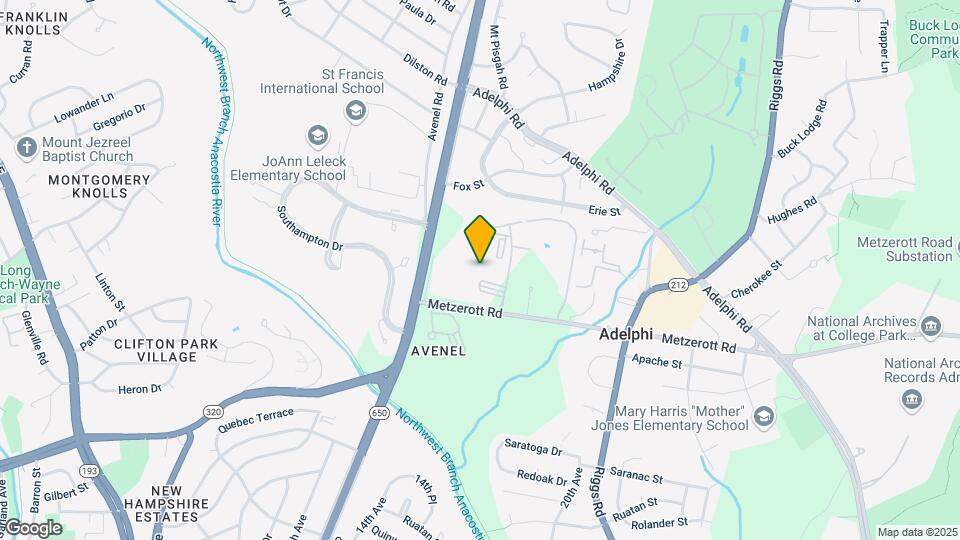 1804 Metzerott Rd, Unit A5 Map and Location Details