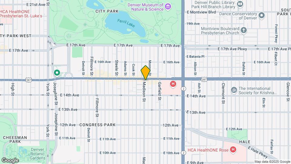 1488 Madison St Map and Location Details