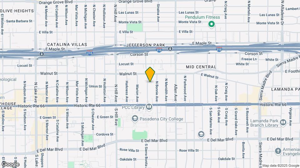 132 Sierra Bonita Ave Map and Location Details