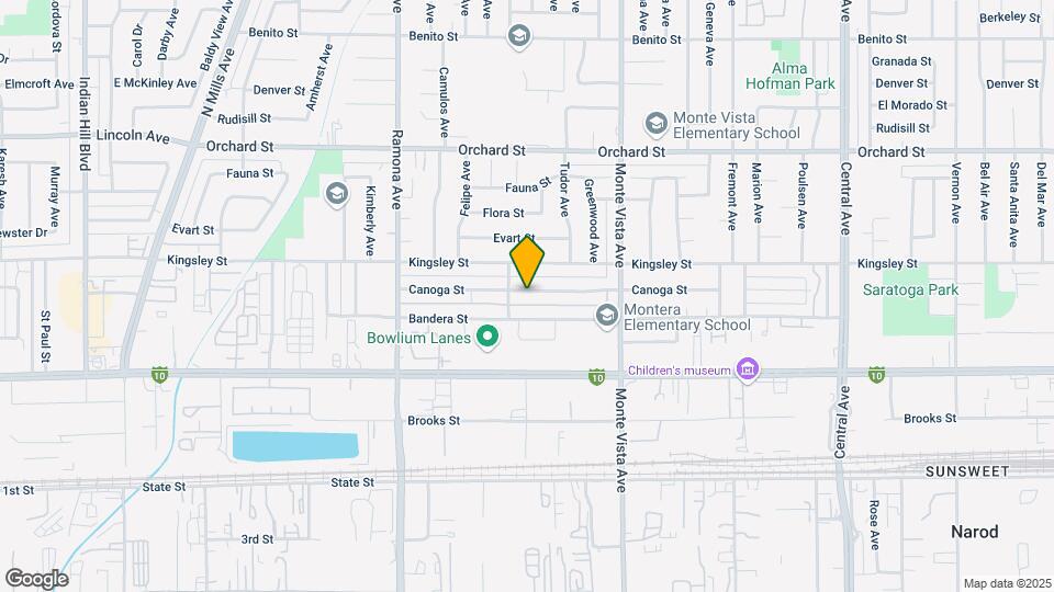 4721 Canoga St Map and Location Details