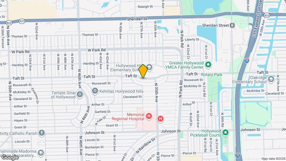 3700 Taft St Map and Location Details