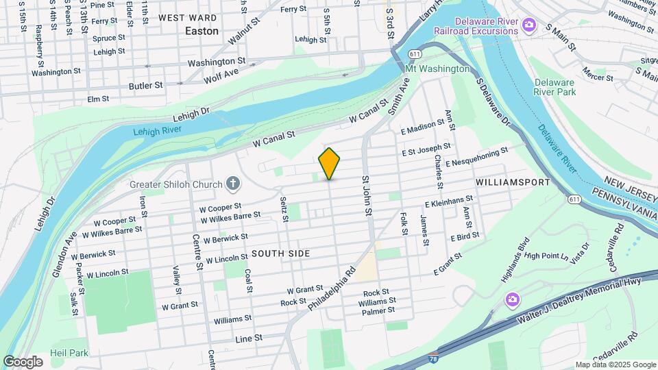 302 W Nesquehoning St Map and Location Details