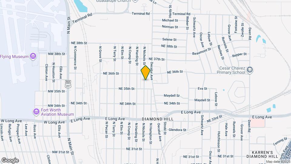 3610 N Nichols St Map and Location Details