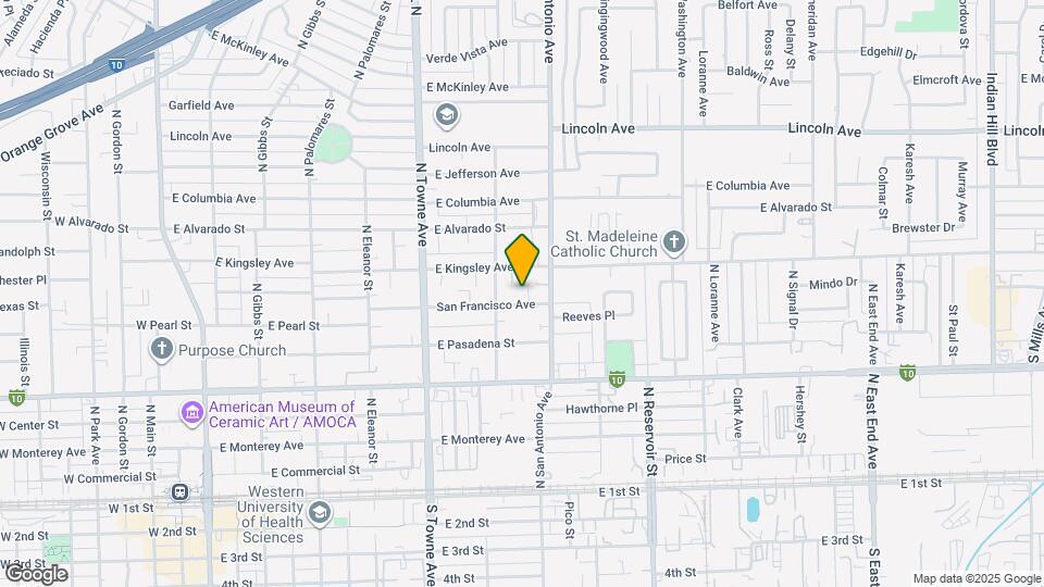 733 San Francisco Ave Map and Location Details