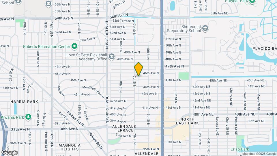 631 45th Ave N Map and Location Details