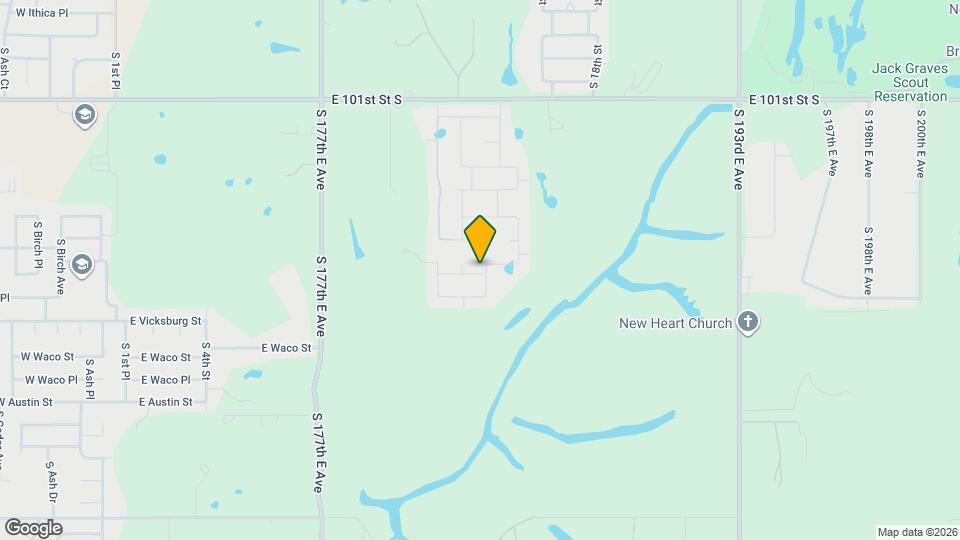 4018 S 14th Pl Map and Location Details