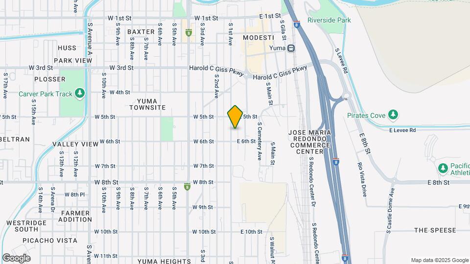 563 S 1st Ave Map and Location Details