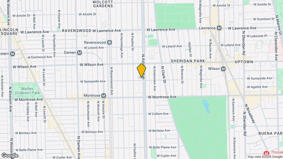 1610 W Sunnyside Ave, Unit 3E Map and Location Details