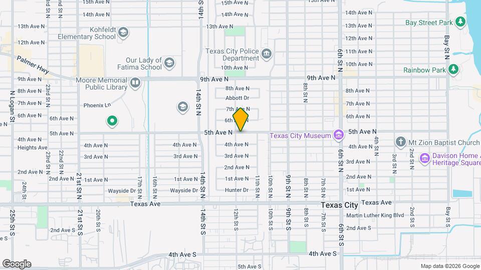 1135 5th Ave N Map and Location Details