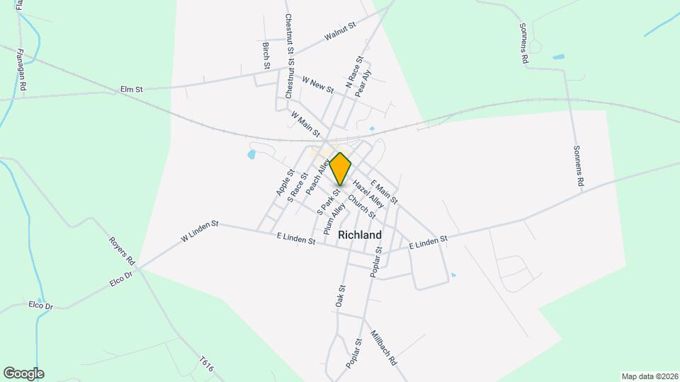 100 S Park St Map and Location Details