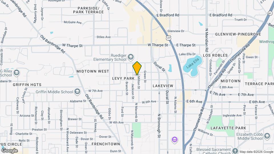 1510 Milton St Map and Location Details