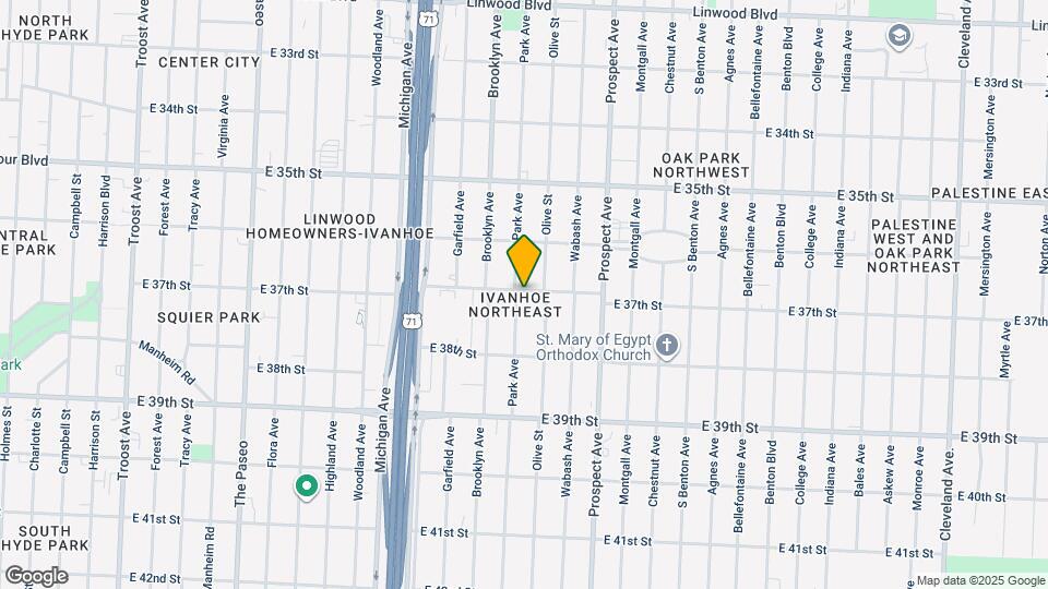 2305 E 37th St Map and Location Details