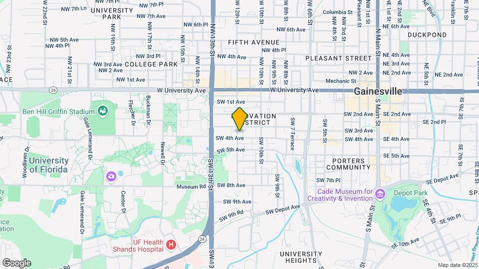 321 SW 12th St Map and Location Details