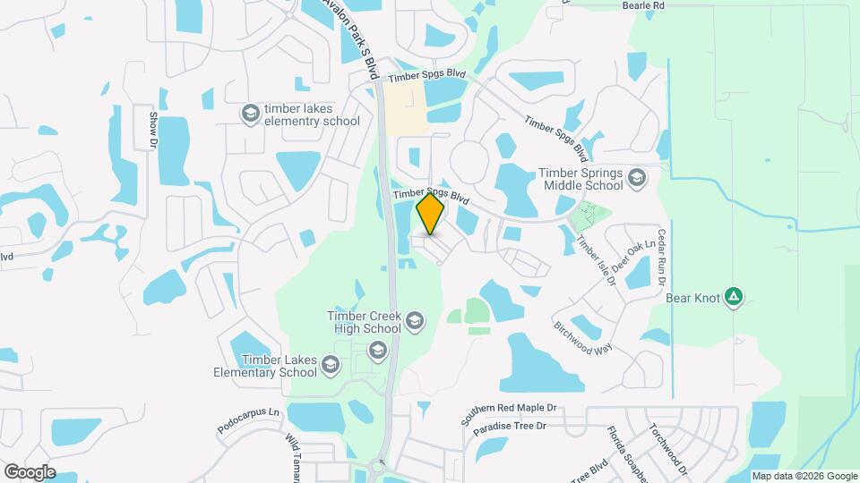 16703 Cedar Crest Dr Map and Location Details