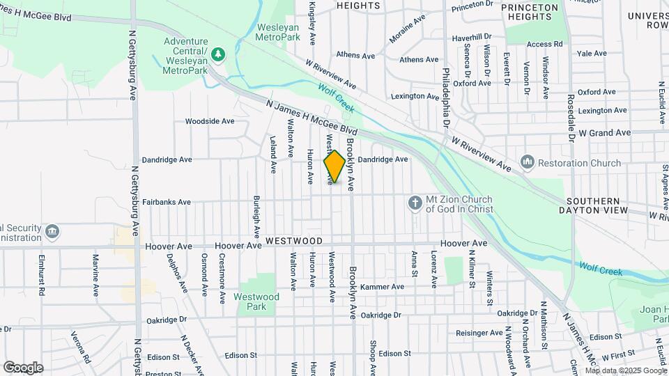812 Westwood Ave Map and Location Details