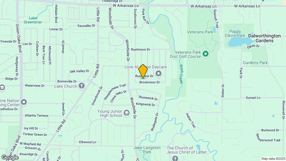4107 Brookmoor Dr Map and Location Details