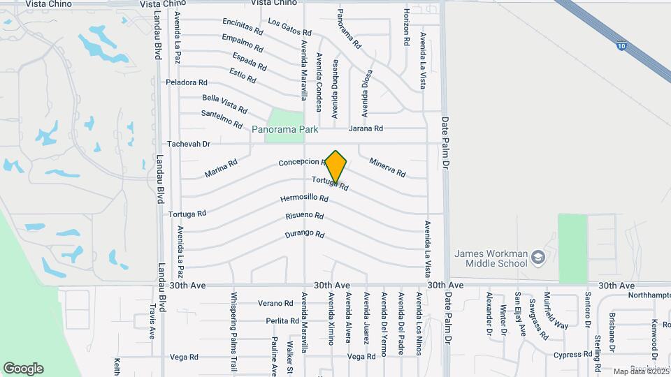 68605 Tortuga Rd Map and Location Details