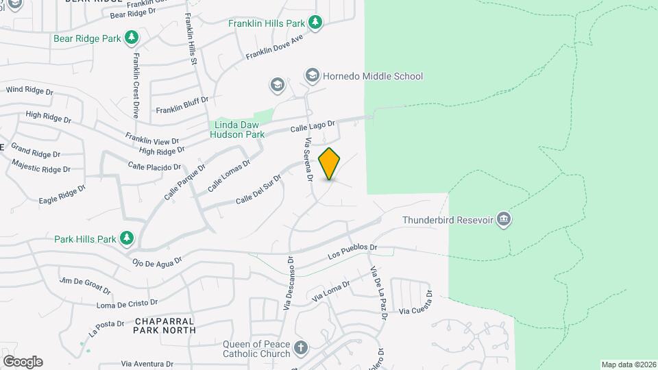 951 Via Descanso Dr Map and Location Details