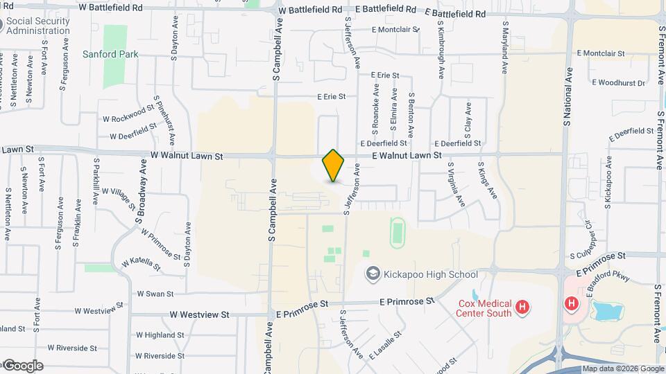 312 E Redwood St Map and Location Details