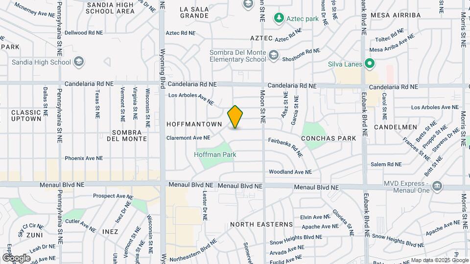 8914 Claremont Ave NE Map and Location Details