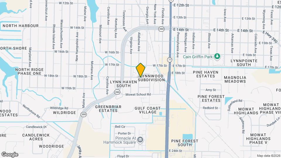 412 W 18th Ct Map and Location Details