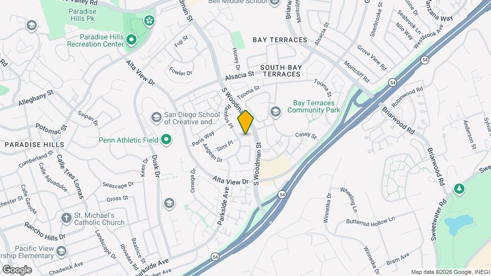 6935 Simi Pl Map and Location Details