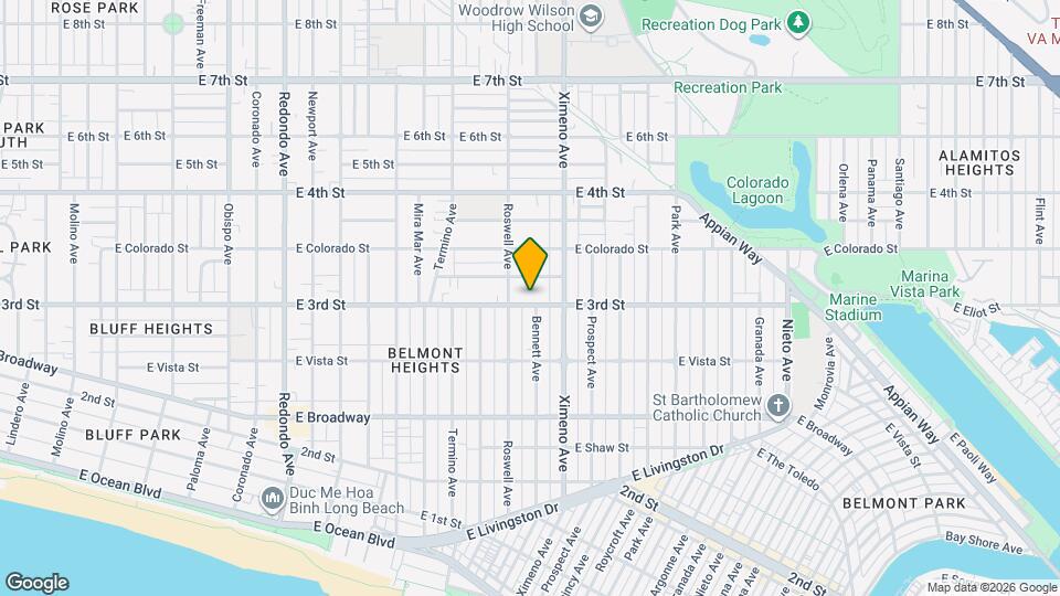 4235 E 3rd St Map and Location Details