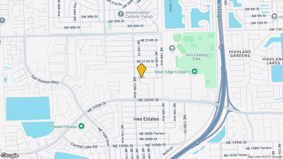 1240 NE 208th Ter Map and Location Details
