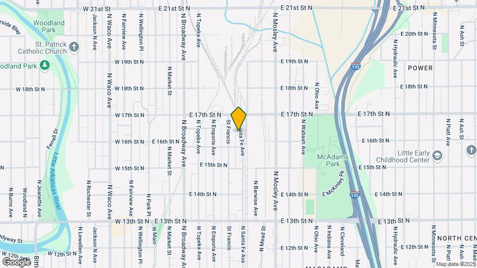 1727 N Santa Fe Ave Map and Location Details
