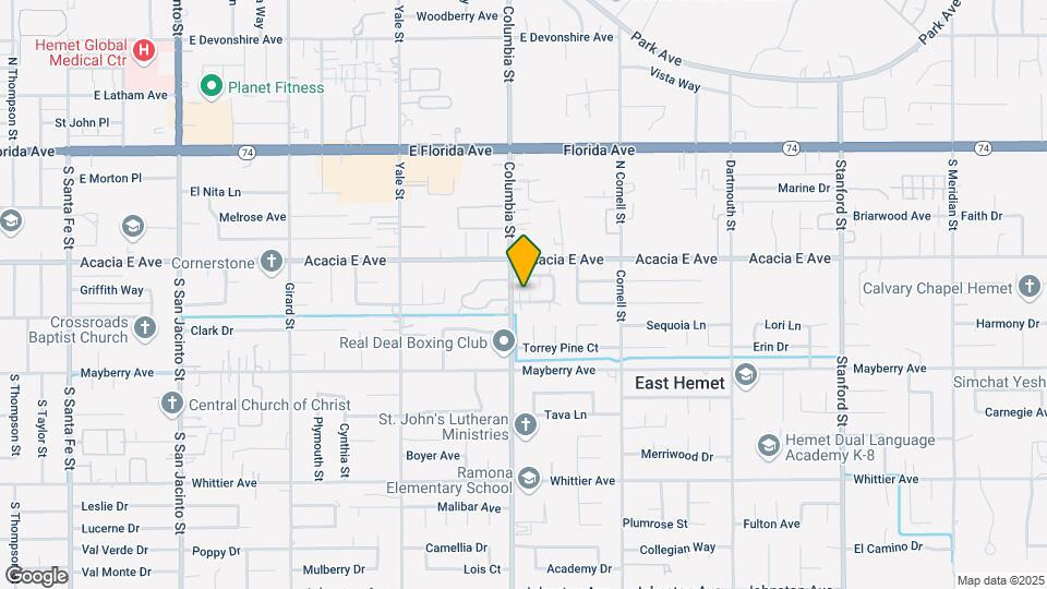 41026 Beachwood Ave Mapa y Detalles de la Ubicación