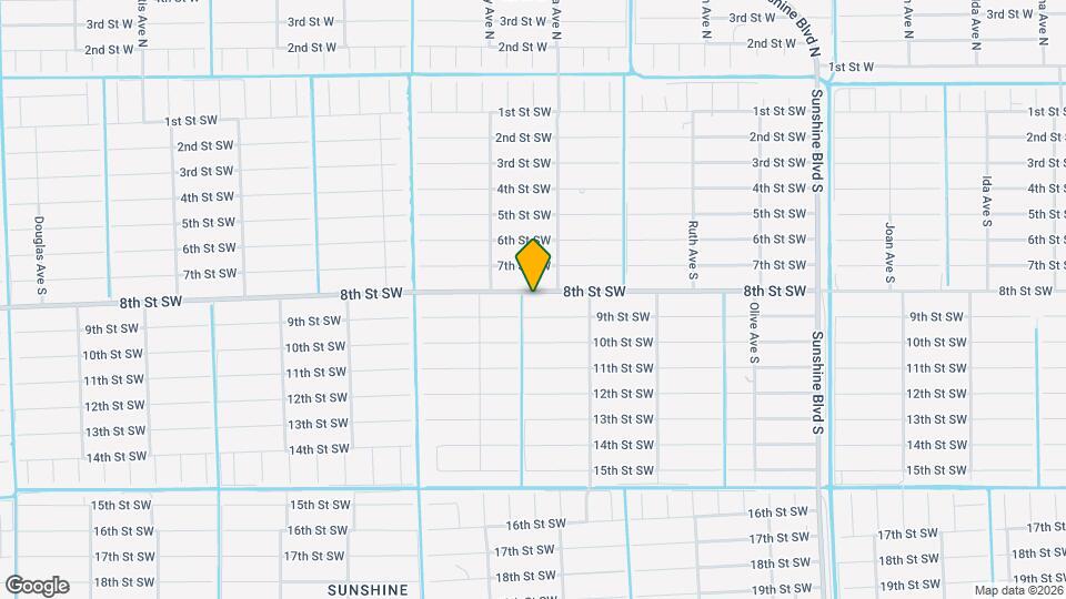 3417 8th St SW Map and Location Details