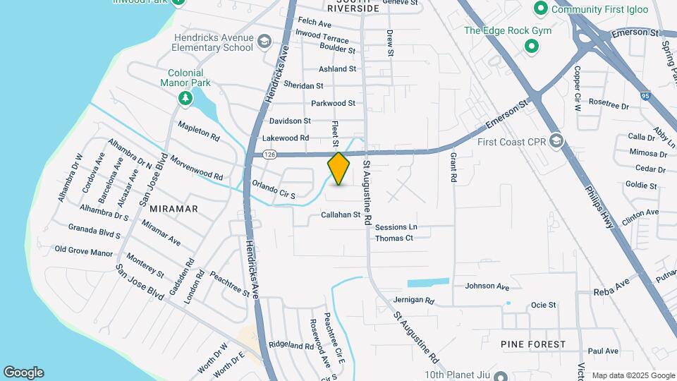 1742 Brooker Rd Map and Location Details