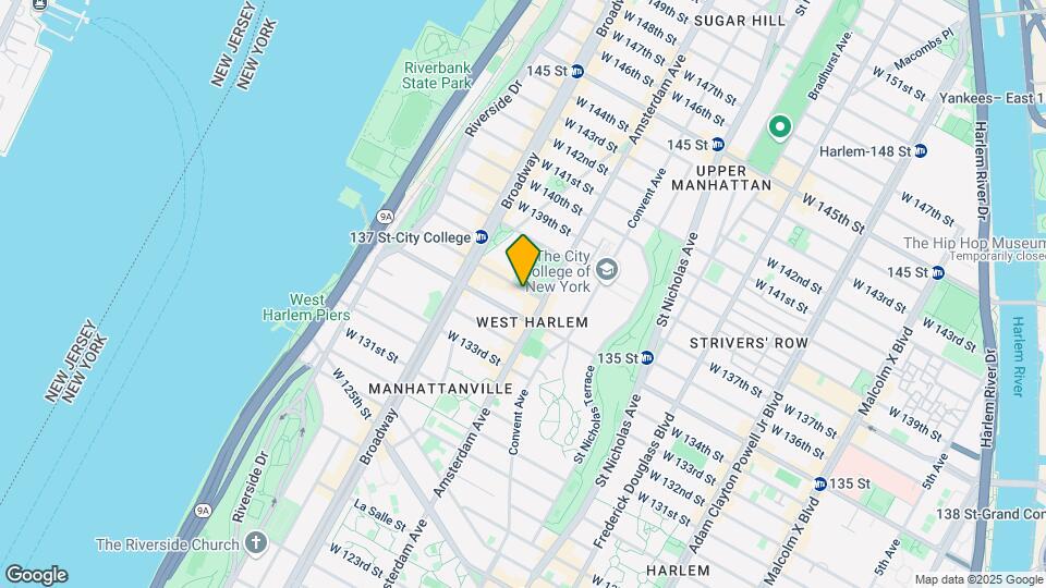 508 W 136th St Mapa y Detalles de la Ubicación