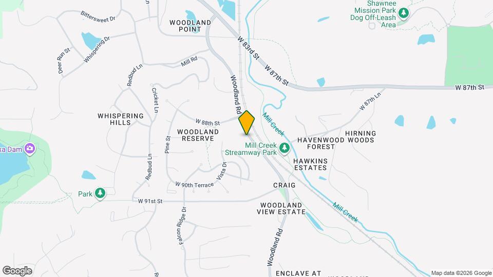 8850 Woodland Dr Map and Location Details