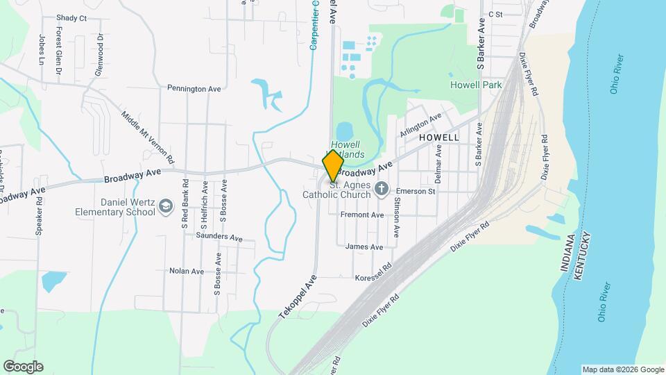 1521 Irvington Ave Map and Location Details