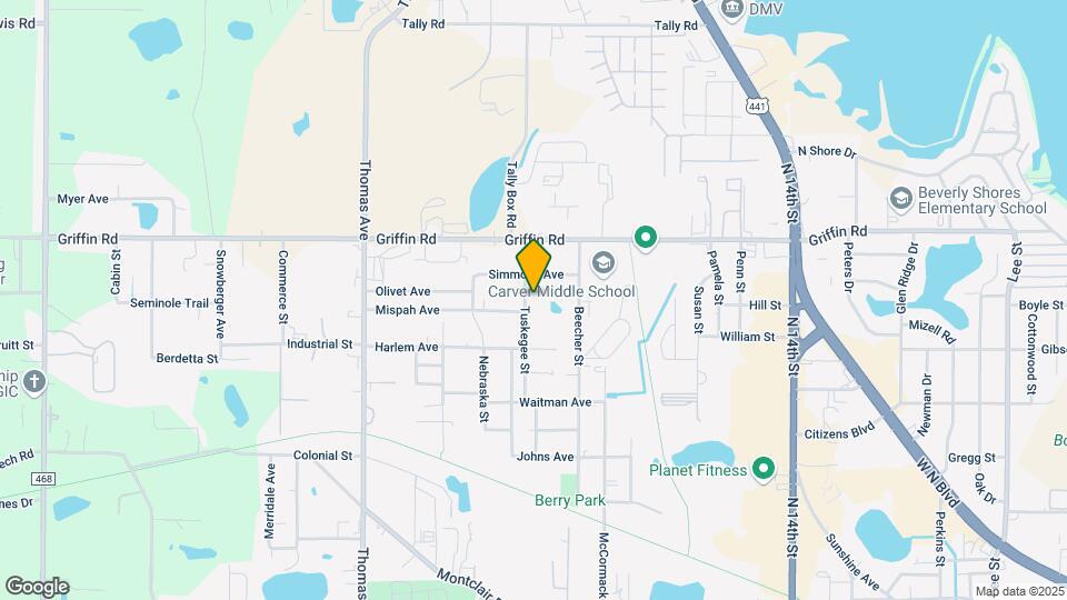 1118 Tuskegee St Map and Location Details
