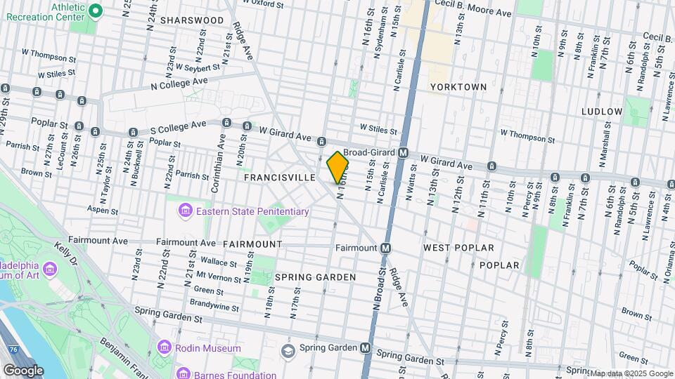 830 N 16th St Map and Location Details