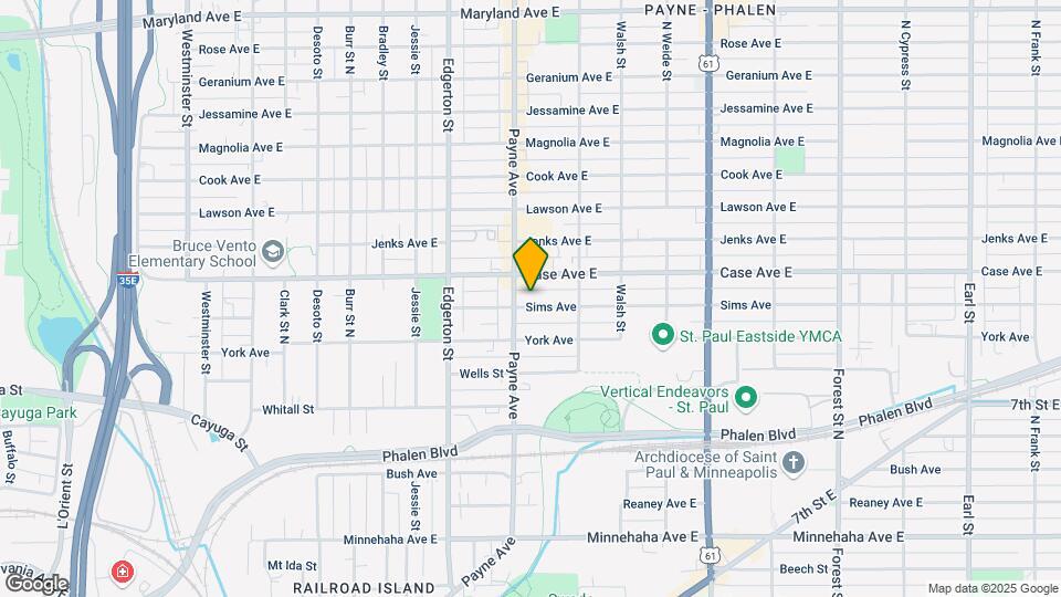653 Sims Ave Map and Location Details